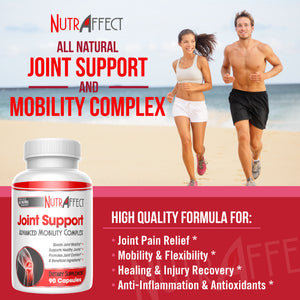 Nutraffect Joint Support Supplement with Glucosamine Chondroitin, Turmeric, Boswellia & MSM - 90 Capsules